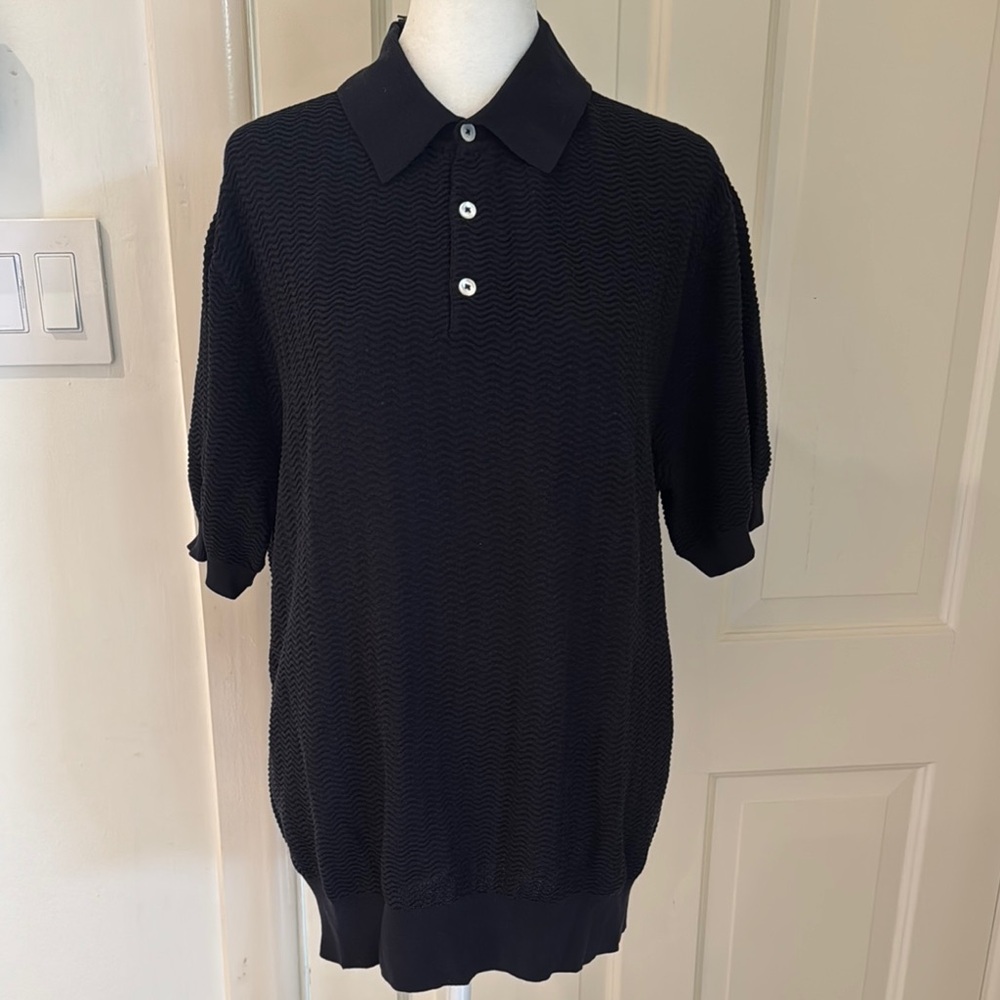 NWT - Emporio Armani - Men’s Black Polo Shirt - Size: XXL